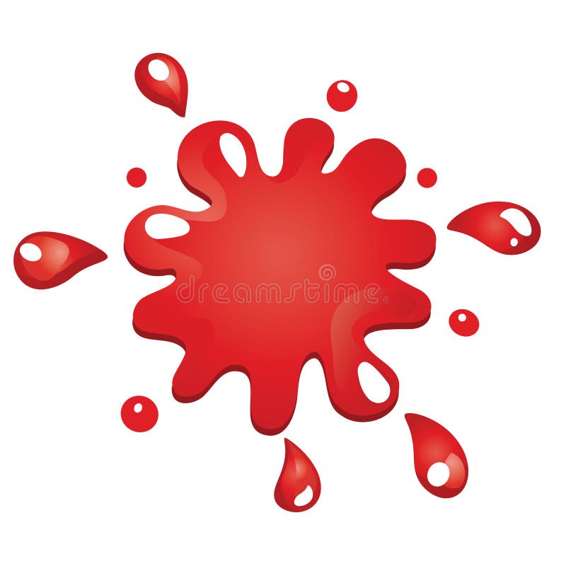Färgstänkvektor stock illustrationer