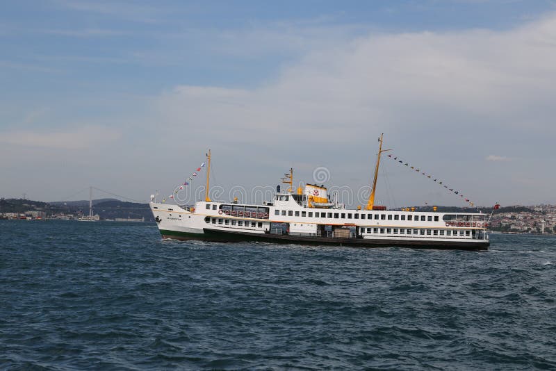 Färja i Istanbul fotografering för bildbyråer Färja i Istanbul fotografering för bildbyråer
