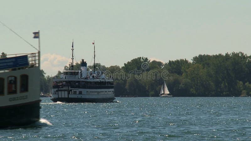 Färja till den Toronto ön, Ontario, Kanada