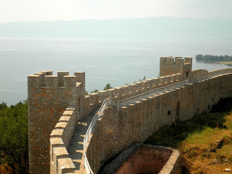 Fästning i Makedonien sjön