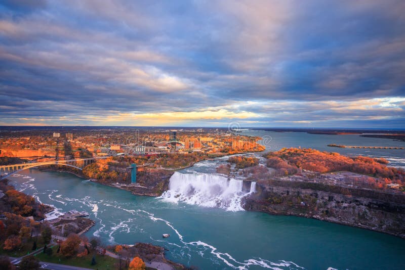 Fågelsikt av Niagara Falls