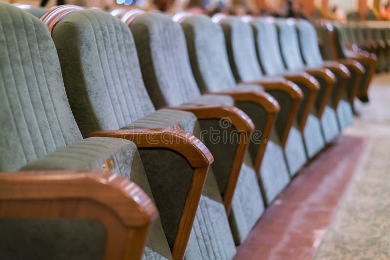 Fåtöljteater Klassiska teaterplatser djupt arkivbilder Fåtöljteater Klassiska teaterplatser djupt arkivbilder