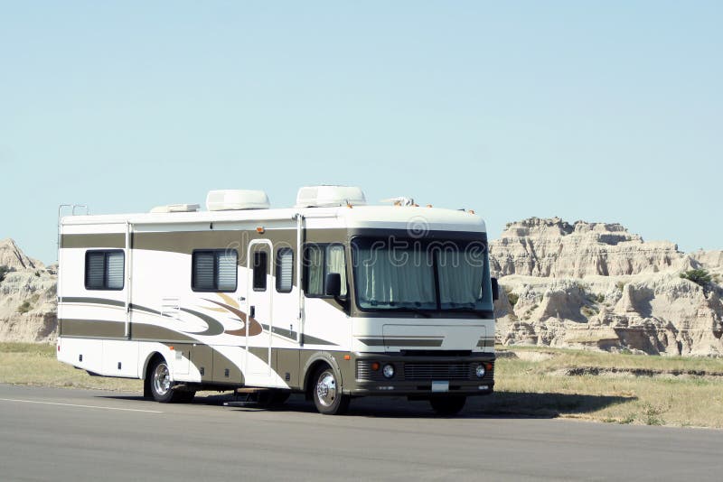 Férias no Parque Nacional Badlands imagem de stock