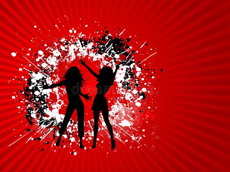 Fêmeas de Grunge ilustração do vetor Fêmeas de Grunge ilustração do vetor