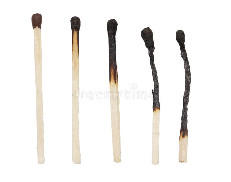 Matches on a white background. Matches on a white background