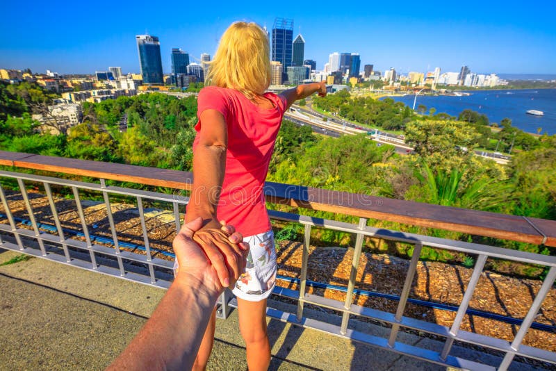 Följ mig i Perth arkivbilder Följ mig i Perth arkivbilder