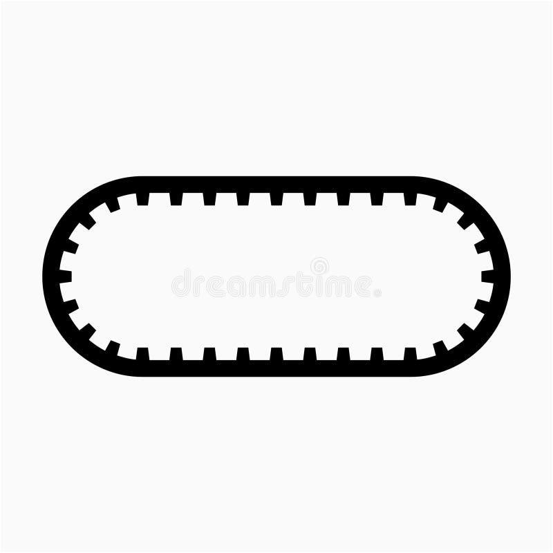 För biltajming för skåra härlig symbol för vektor för bälte stock illustrationer För biltajming för skåra härlig symbol för vektor för bälte stock illustrationer