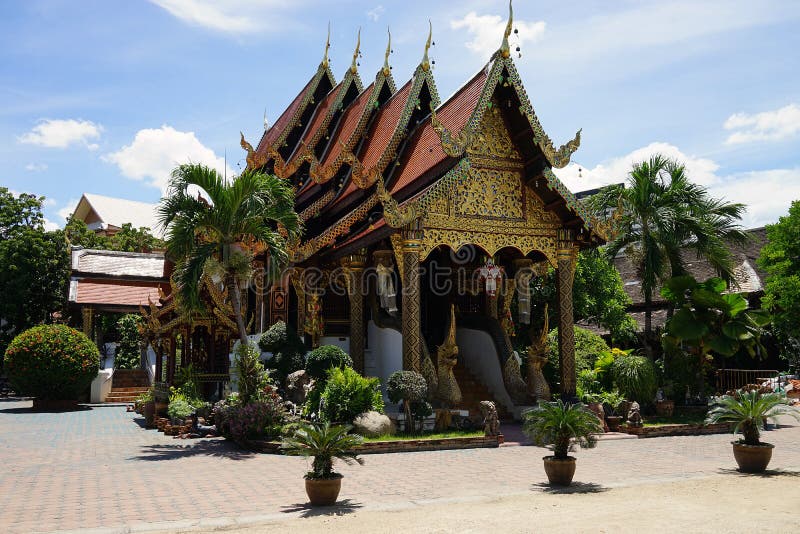 För Budismus för Wat Ket Karam Thailand Chiang mai-Buddha religion tempel arkivbilder För Budismus för Wat Ket Karam Thailand Chiang mai-Buddha religion tempel arkivbilder
