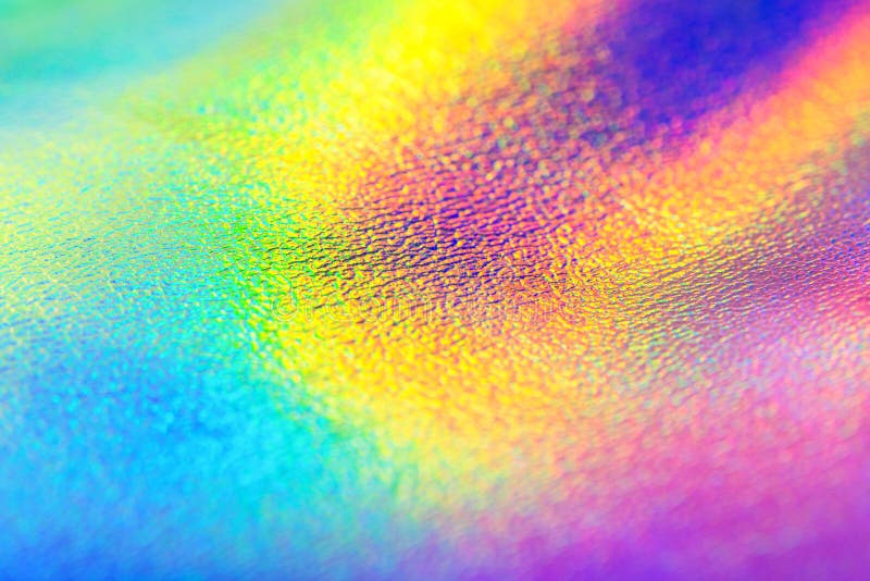 För folietextur för regnbåge verklig holographic bakgrund royaltyfria foton