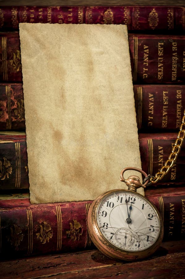 för fotofack för böcker gammal paper watch för textur royaltyfri fotografi för fotofack för böcker gammal paper watch för textur royaltyfri fotografi