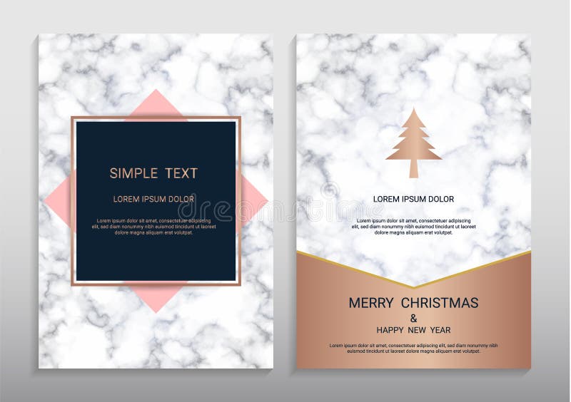 För hälsningkort för glad jul och för lyckligt nytt år mall för design vektor illustrationer För hälsningkort för glad jul och för lyckligt nytt år mall för design vektor illustrationer