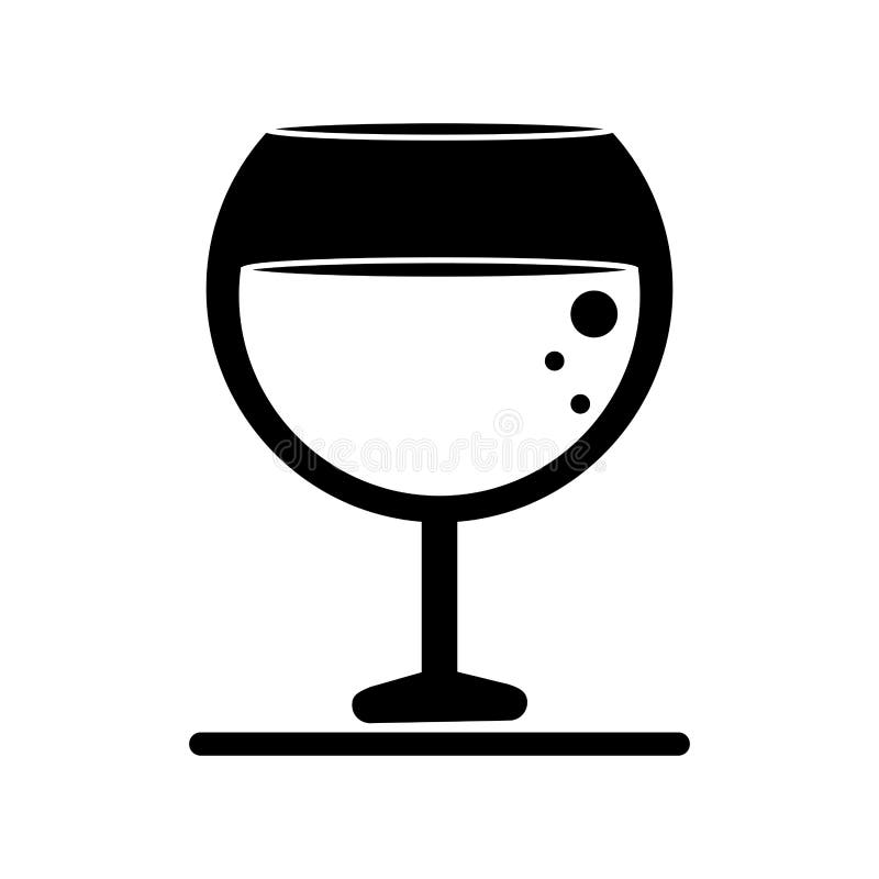 För konjakdryck för kontur glass alkohol vektor illustrationer För konjakdryck för kontur glass alkohol vektor illustrationer