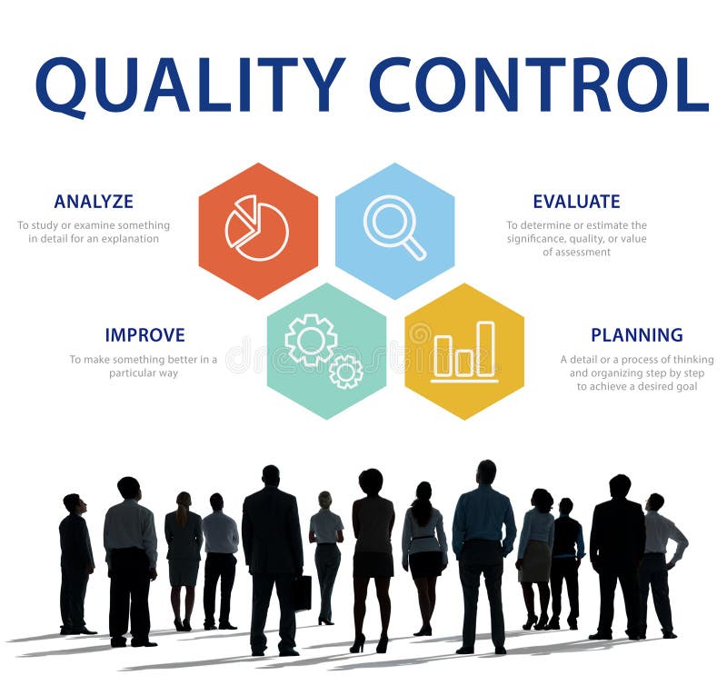 För kontrollprodukt för kvalitets- kontroll begrepp