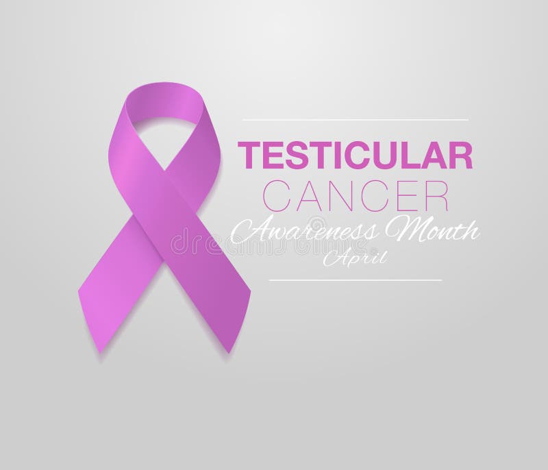 För medvetenhetkalligrafi för Testicular cancer design för affisch Realistiskt orkidéband April är cancermedvetenhetmånaden vekto royaltyfri illustrationer För medvetenhetkalligrafi för Testicular cancer design för affisch Realistiskt orkidéband April är cancermedvetenhetmånaden vekto royaltyfri illustrationer