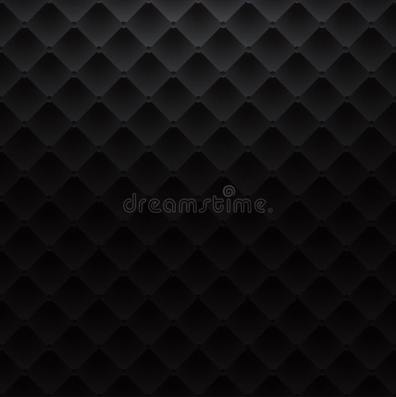 Black square luxury pattern sofa texture background vector. Black square luxury pattern sofa texture background vector