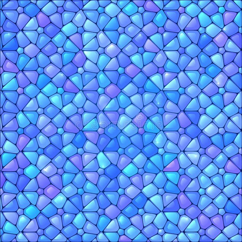 För målat glassmosaik för blått abstrakt bakgrund royaltyfri illustrationer För målat glassmosaik för blått abstrakt bakgrund royaltyfri illustrationer