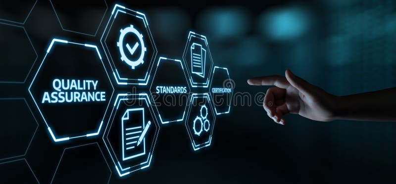 För servicegaranti för kvalitets- försäkring begrepp för teknologi för affär för internet standart