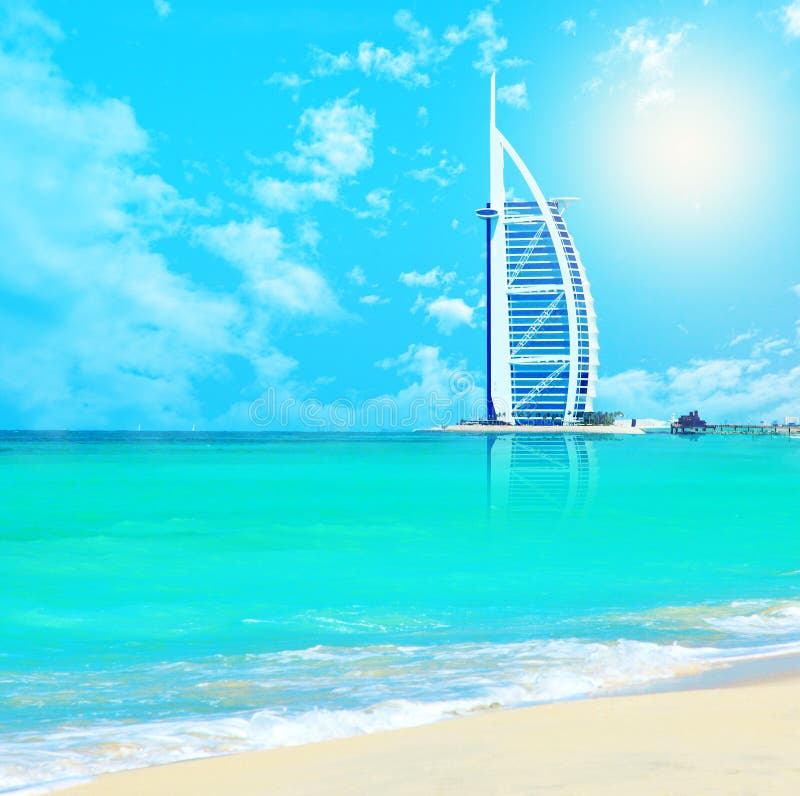 för strandburj för al arabisk för dubai jumeirah hotell arkivfoton för strandburj för al arabisk för dubai jumeirah hotell arkivfoton