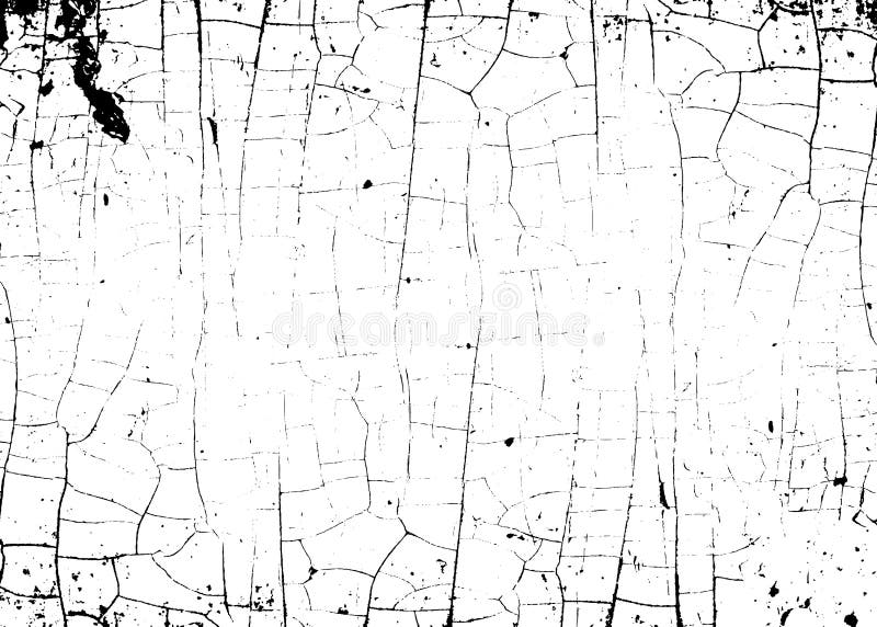 För texturvit för Grunge craquelure knäckt svart vektor illustrationer För texturvit för Grunge craquelure knäckt svart vektor illustrationer