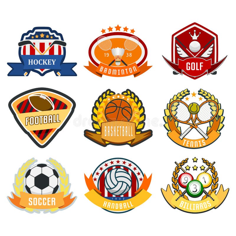 För vektorlag för sport klubba för mästerskap för modigt för logo för lek för turnering för etikett för mästare för emblem för li vektor illustrationer För vektorlag för sport klubba för mästerskap för modigt för logo för lek för turnering för etikett för mästare för emblem för li vektor illustrationer