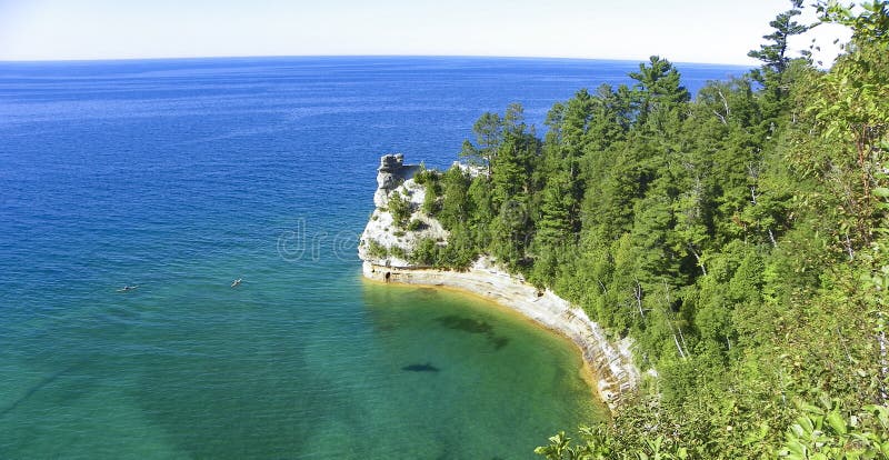FÖRBISE PÅ MUNISING, MICHIGAN royaltyfri fotografi FÖRBISE PÅ MUNISING, MICHIGAN royaltyfri fotografi