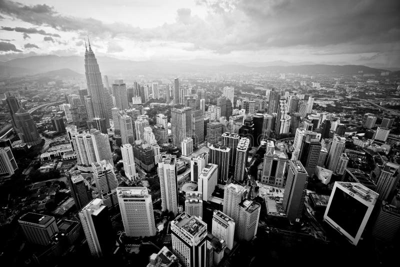 Förbise staden Kuala Lumpur arkivfoton Förbise staden Kuala Lumpur arkivfoton