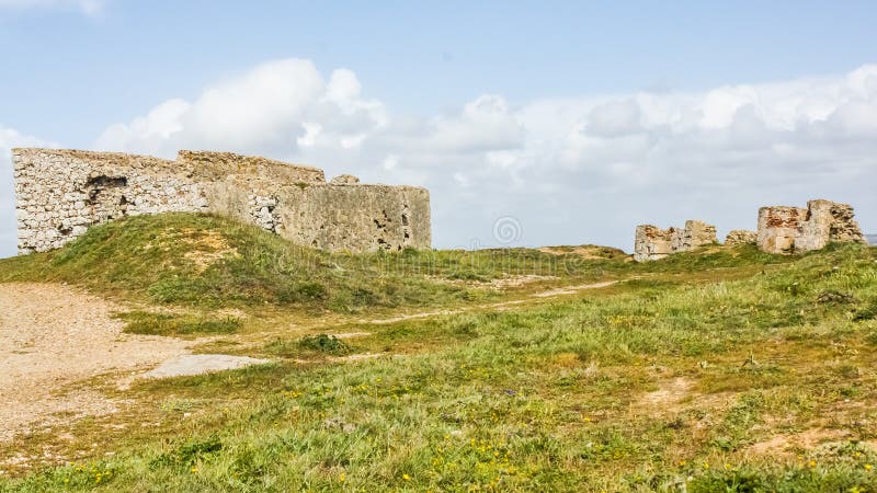 Detalj Av Ruins Av Forte- Da Luz Fort Av Ljus, På Den Portugisiska ...