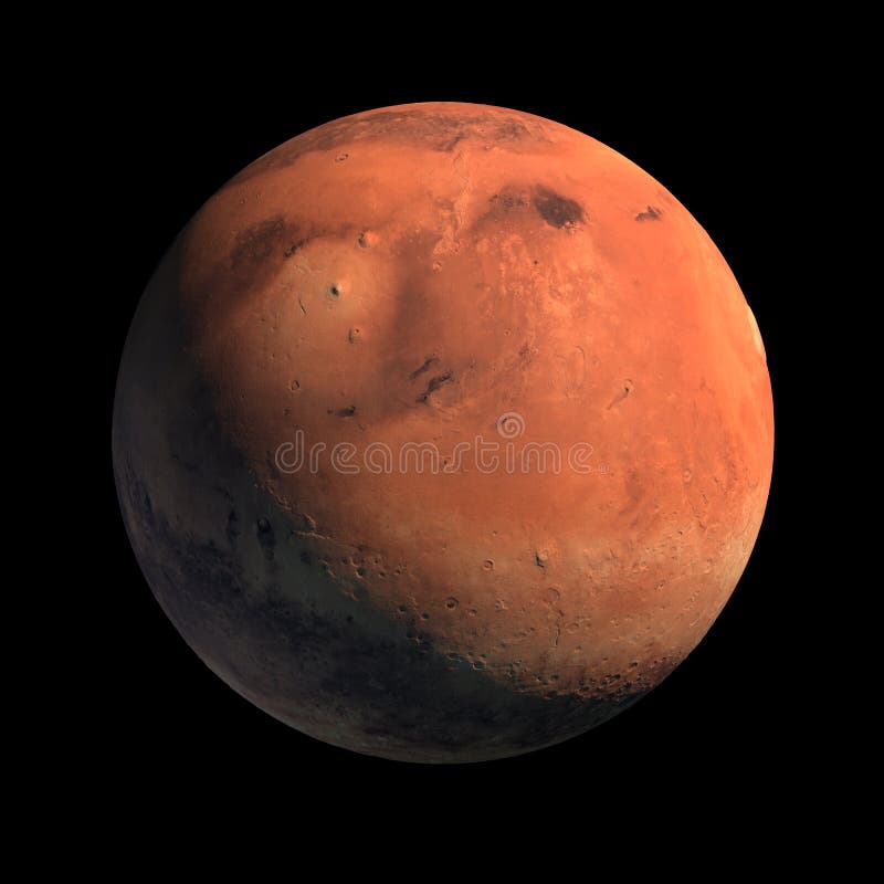 Fördärvar planeten som isoleras med solljusbelysning vektor illustrationer