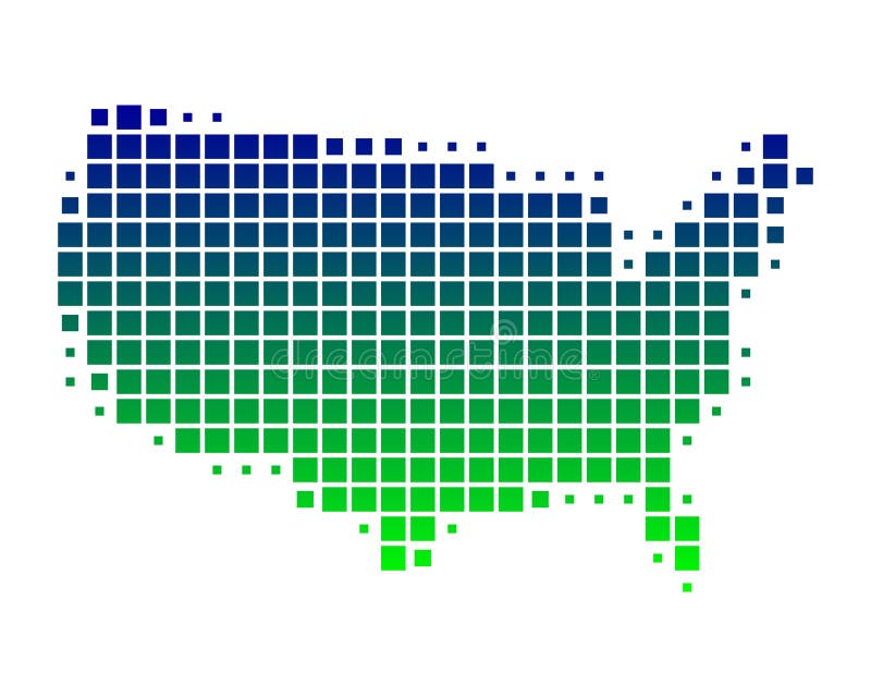 förenade Amerika översiktstillstånd vektor illustrationer förenade Amerika översiktstillstånd vektor illustrationer