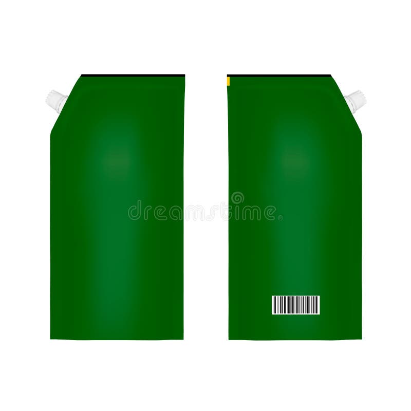 Förpacka för ketchup eller majonnäs i vektor på vit bakgrund stock illustrationer Förpacka för ketchup eller majonnäs i vektor på vit bakgrund stock illustrationer