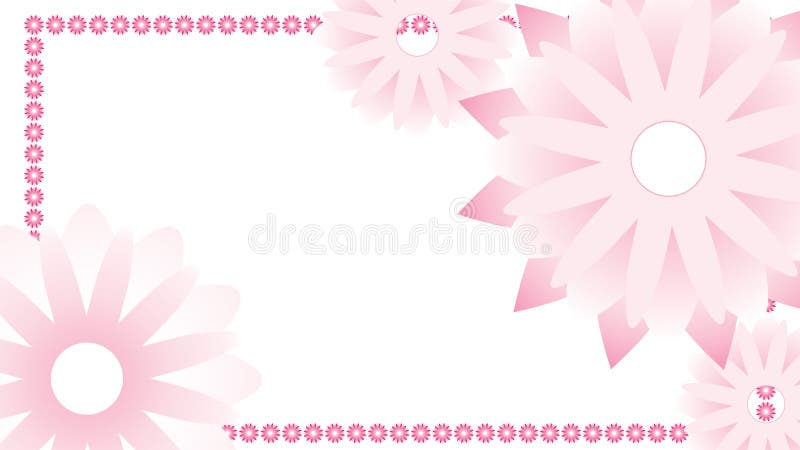 Försiktig abstrakt bakgrund med gulliga rosa blommor vektor illustrationer Försiktig abstrakt bakgrund med gulliga rosa blommor vektor illustrationer