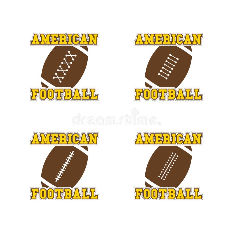 American football theme graphic art illustration. American football theme graphic art illustration