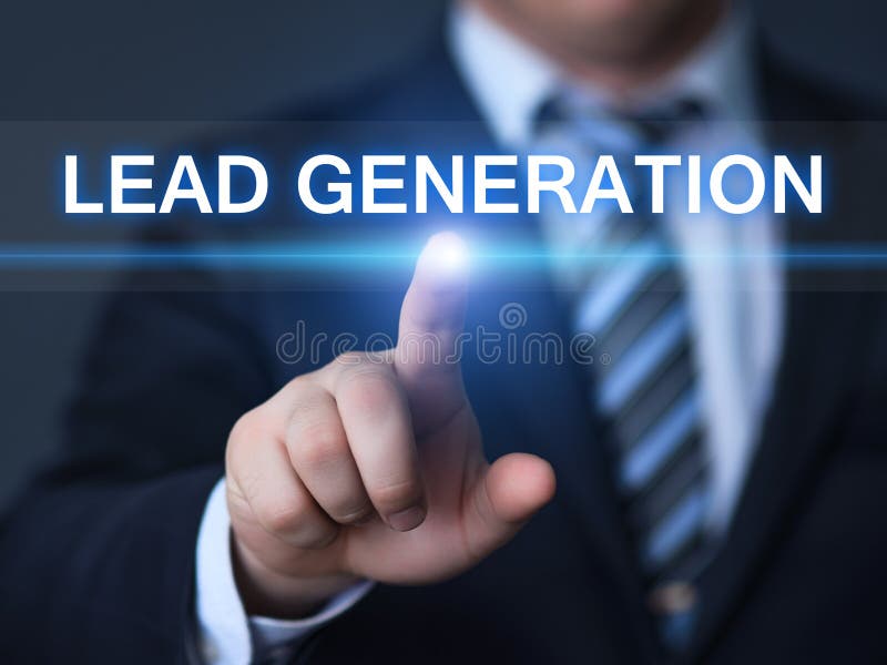 Führungs-Generations-Marketing-Werbebranche-Internet-Technologie-Konzept