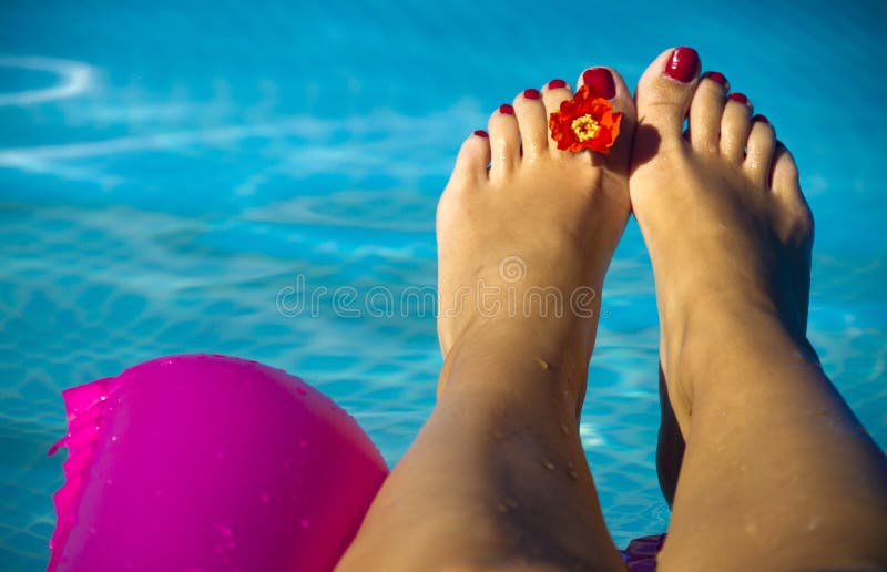 Füße Pool