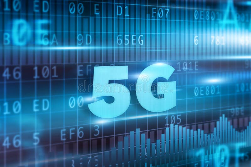 5G Concept royalty free illustration