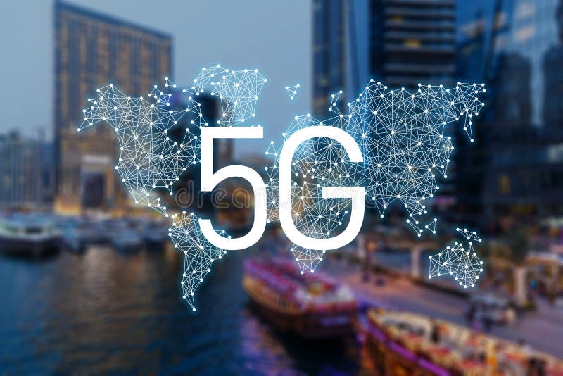 5g network mobile data vector illustration