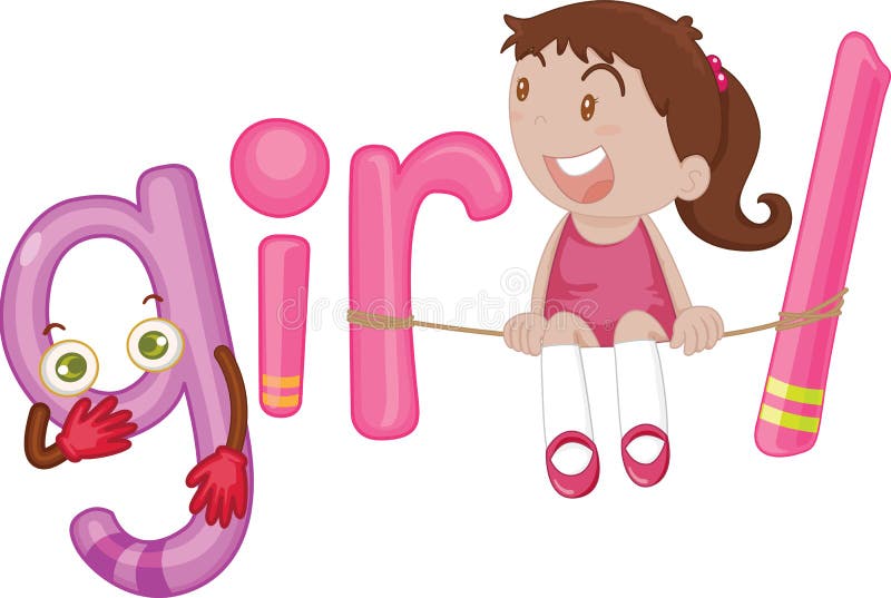 G for girl royalty free illustration G for girl royalty free illustration