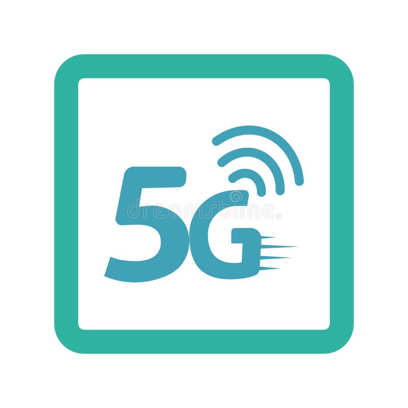 5G Icon level plan. 5G Vector Icon. fifth Generation Wireless Internet Network Connection Information Technology Illustration.