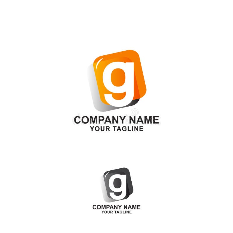 Letter G Logo Icon Flat and Vector Design Template Stock Illustration ...