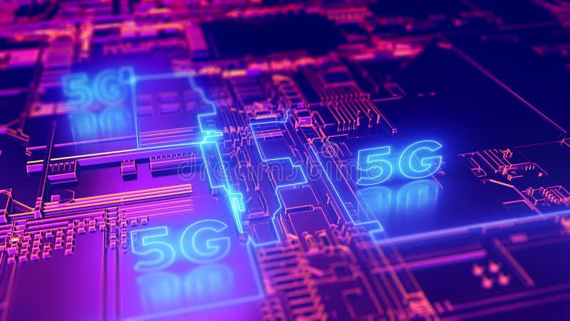 5G fifth generation cellular network technology. Broadband access 3D concept. 5G fifth generation cellular network technology. Broadband access 3D concept