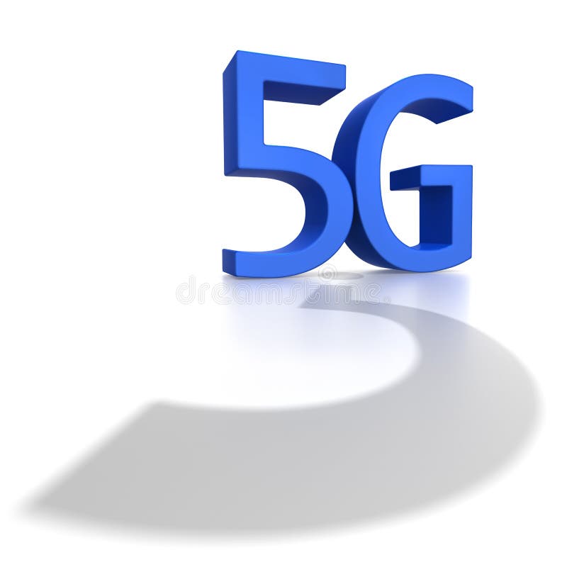 5G questions about future technology royalty free illustration