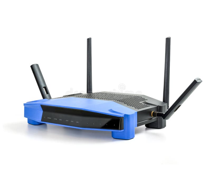 5g , 2.4g modern Wireless Wifi Router on isolated white background with clipping path. 5g , 2.4g modern Wireless Wifi Router on isolated white background with clipping path.