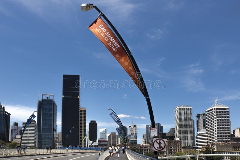 G20 signage, Brisbane, Australie images stock G20 signage, Brisbane, Australie images stock