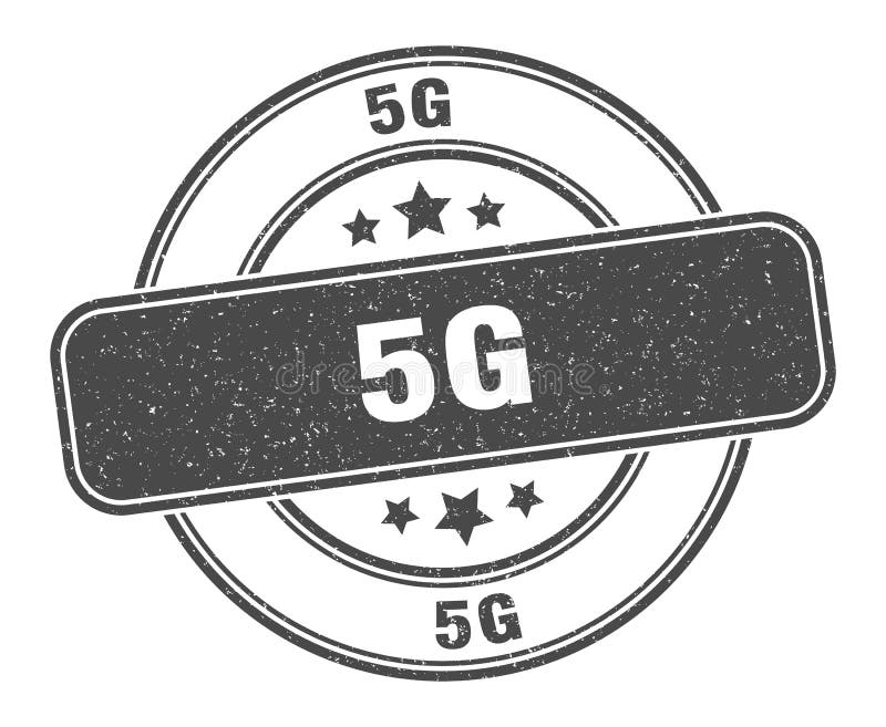5g Stamp. 5g Round Grunge Sign Stock Vector Illustration of mobile