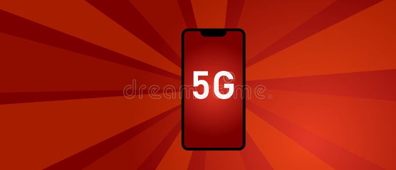 5g telefonu technologii rewolucja łączy na całym świecie Mądrze i 5th pokolenie sieci pojęcie szybki internet ilustracji