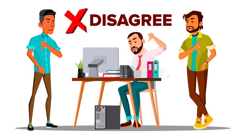 Ga Persoonsvector niet akkoord De zaken gaan Afkeermensen niet akkoord Vinger neer Negatief Teken Illustratie stock illustratie Ga Persoonsvector niet akkoord De zaken gaan Afkeermensen niet akkoord Vinger neer Negatief Teken Illustratie stock illustratie