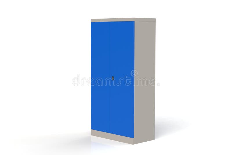 Gabinetto del metallo con gli scaffali per gli strumenti Scaffalatura a prova di fuoco per i documenti rappresentazione del model illustrazione di stock Gabinetto del metallo con gli scaffali per gli strumenti Scaffalatura a prova di fuoco per i documenti rappresentazione del model illustrazione di stock