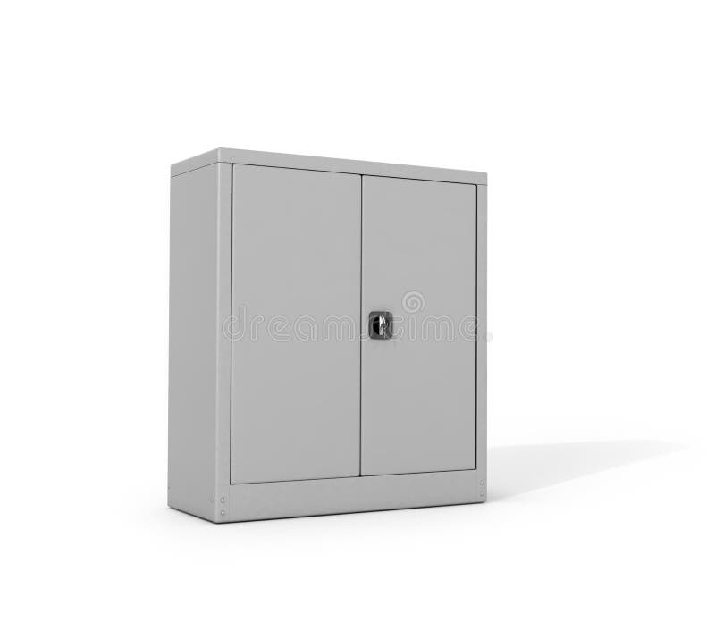 Gabinetto del metallo per i documenti illustrazione vettoriale Gabinetto del metallo per i documenti illustrazione vettoriale