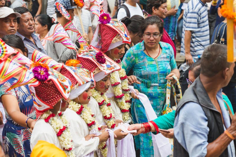 GaiJatra Festival of CowsFestival Celebration at Basantapur,Ka