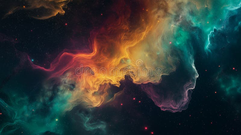 Galaktisk nebulakortex arkivbilder
